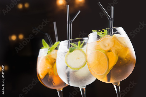 Canvas Print cocktail party background