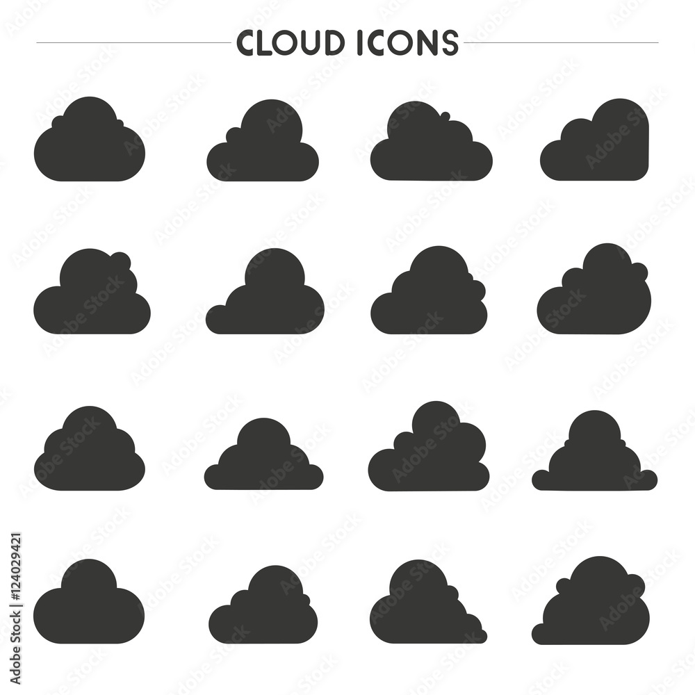 cloud icons cloud icons