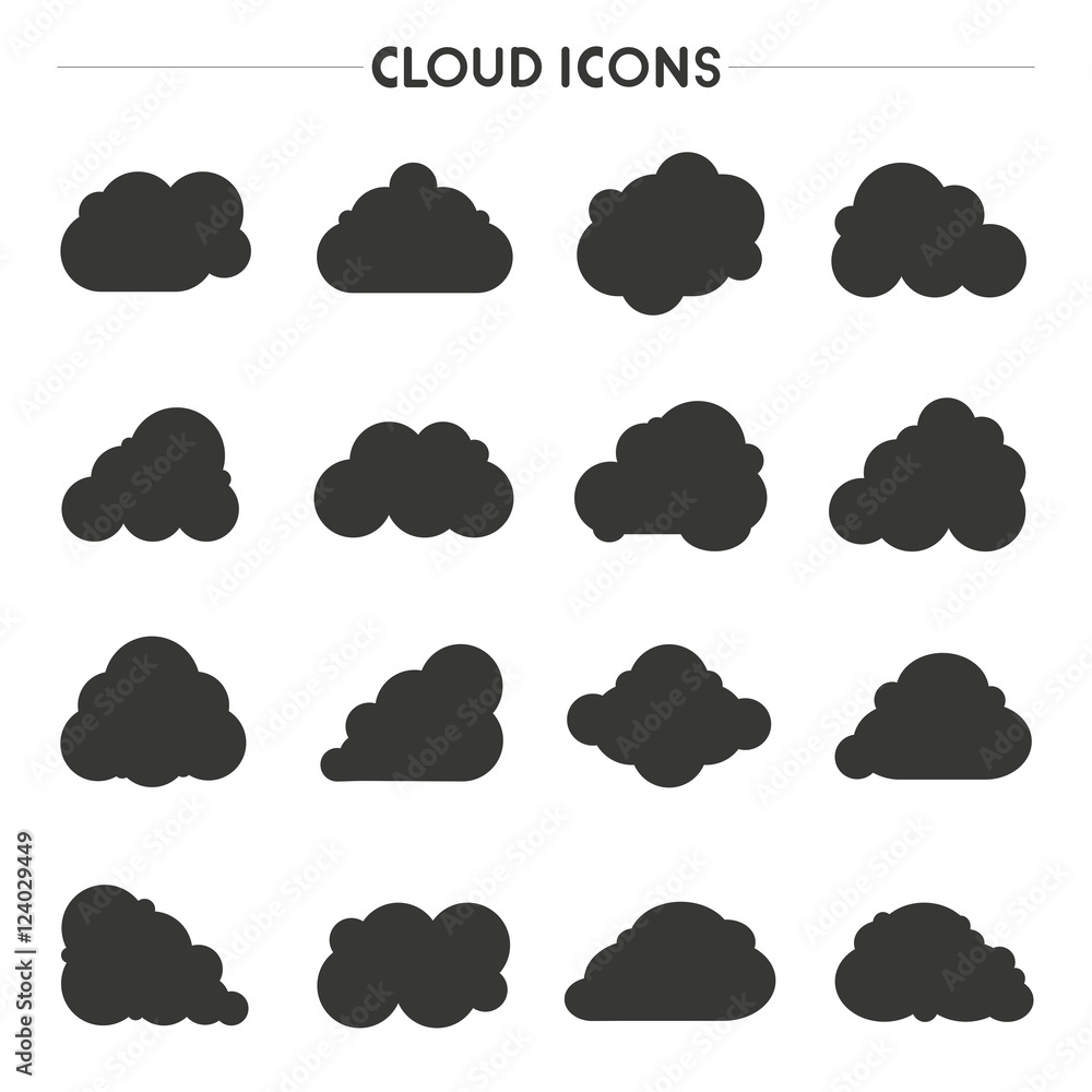 cloud icons cloud icons