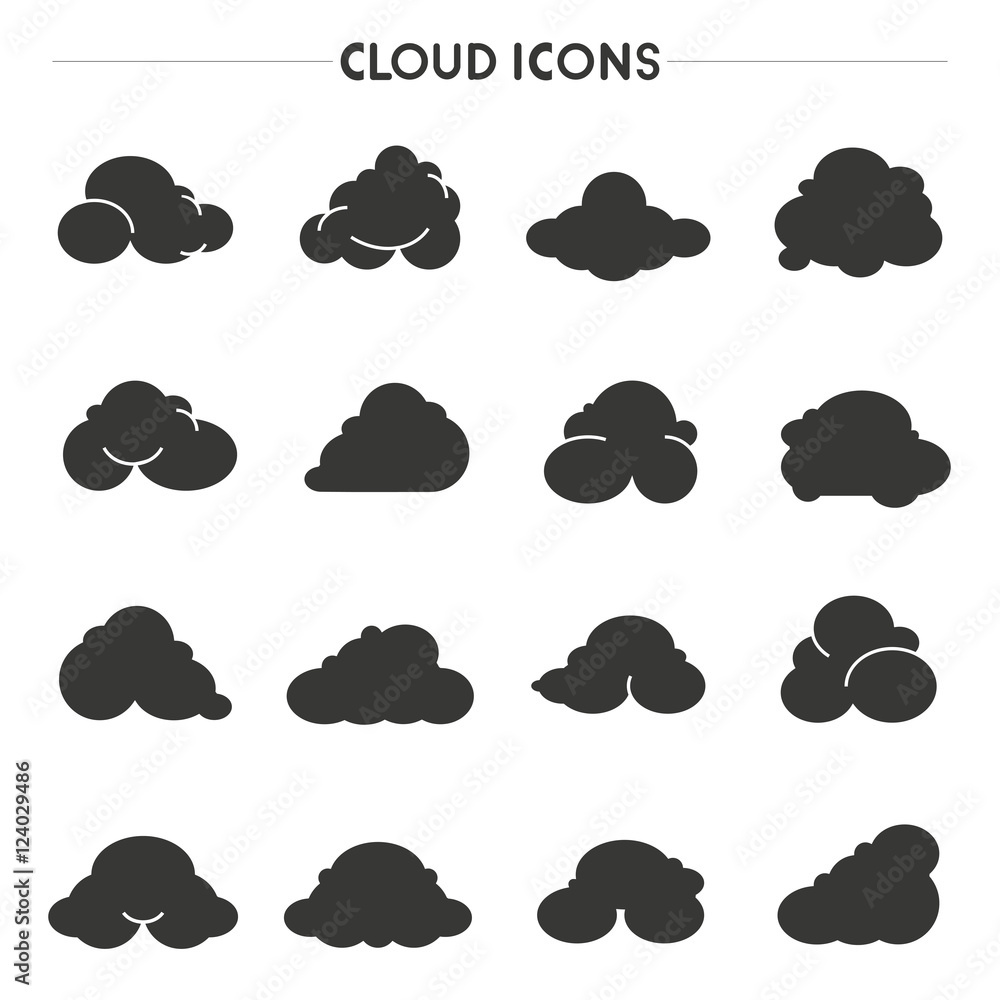cloud icons cloud icons
