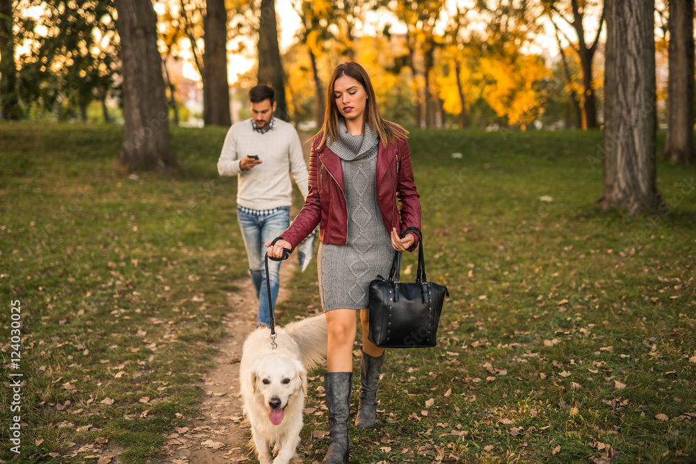 Walking the dog Walking the dog