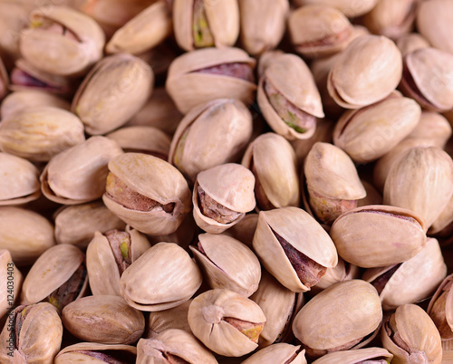 Pistachio nuts. Isolated on a background.