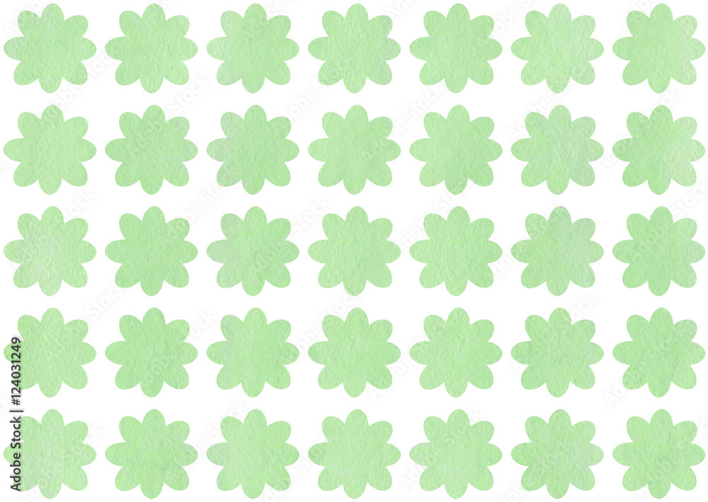 Watercolor flowers pattern. Watercolor flowers pattern.