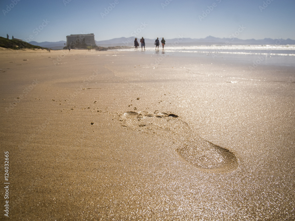 Foot Print 1, Plettenberg bay beach, South Africa