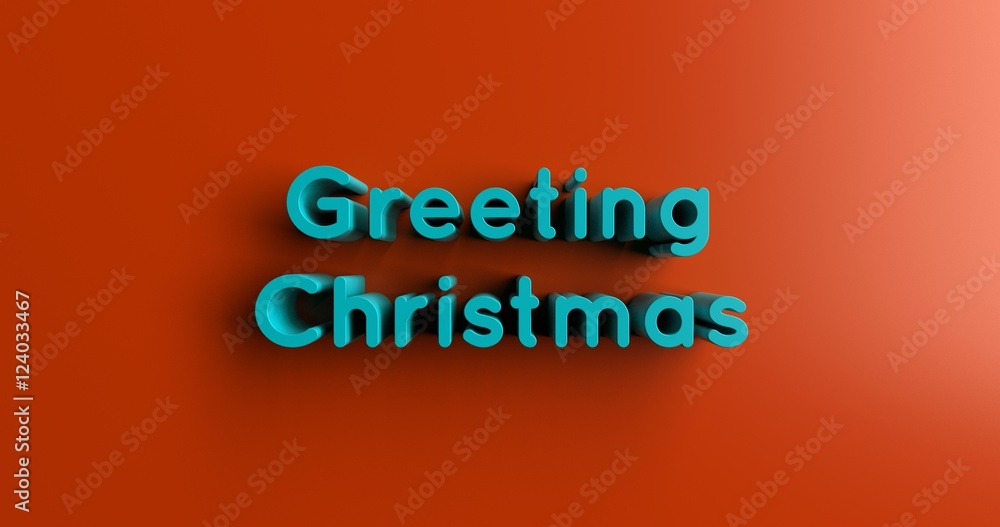Greeting Christmas Cards - 3D rendered colorful headline illustration. Can be used for an online banner ad or a print postcard. Greeting Christmas Cards - 3D rendered colorful headline illustration. Can be used for an online banner ad or a print postcard.