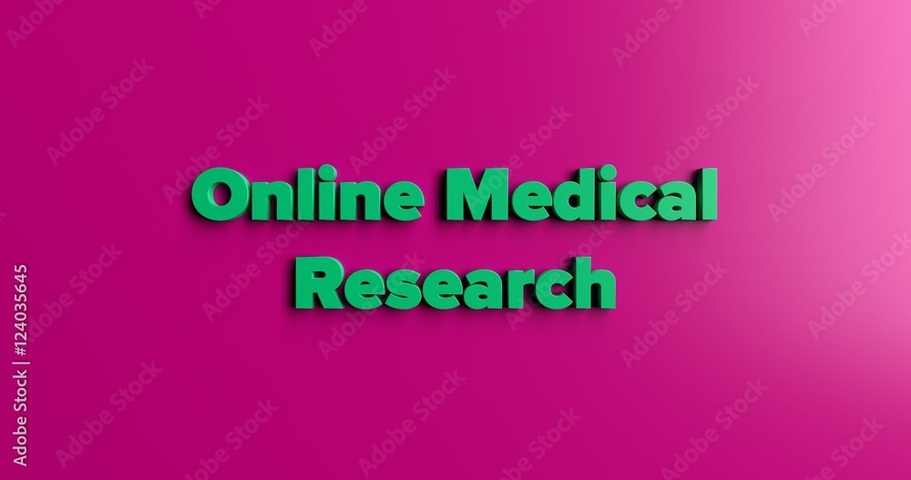 Online Medical Research - 3D rendered colorful headline illustration. Can be used for an online banner ad or a print postcard. Online Medical Research - 3D rendered colorful headline illustration. Can be used for an online banner ad or a print postcard.