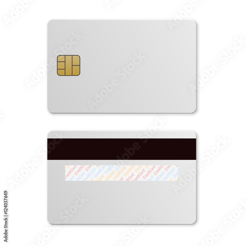 Credit card template