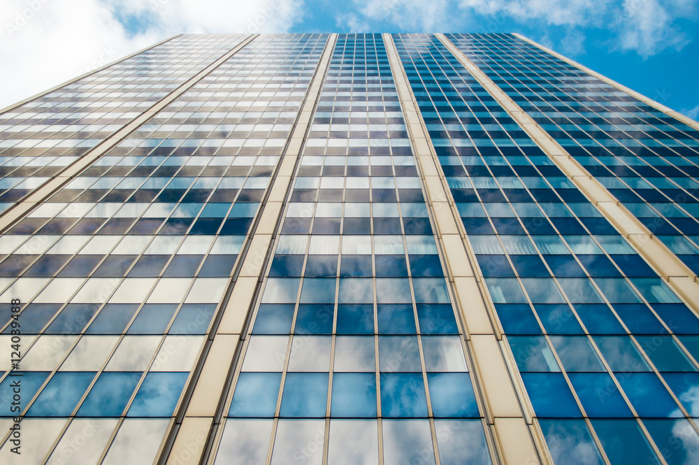 Blue skyscraper Blue skyscraper