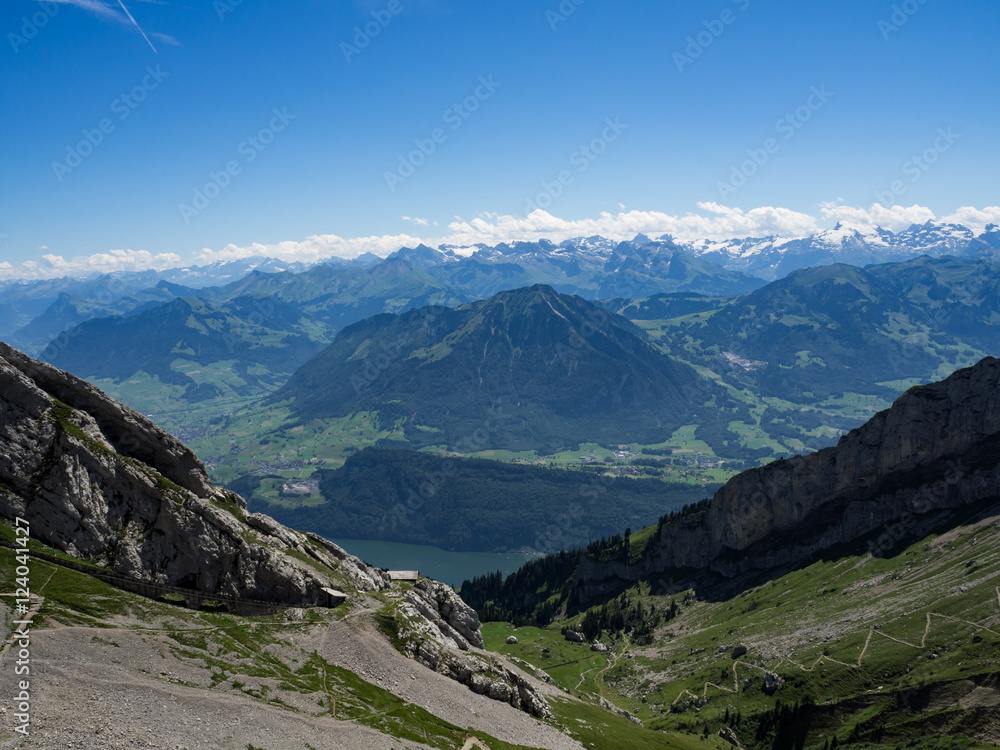 vistas desde el monte Pilatus de Lucerna, Suiza, en el verano de 2016 OLYMPUS DIGITAL CAMERA