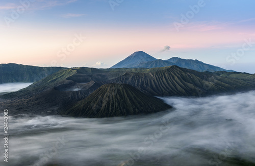 Sunrise at Mount Bromo volcano, Indonesia