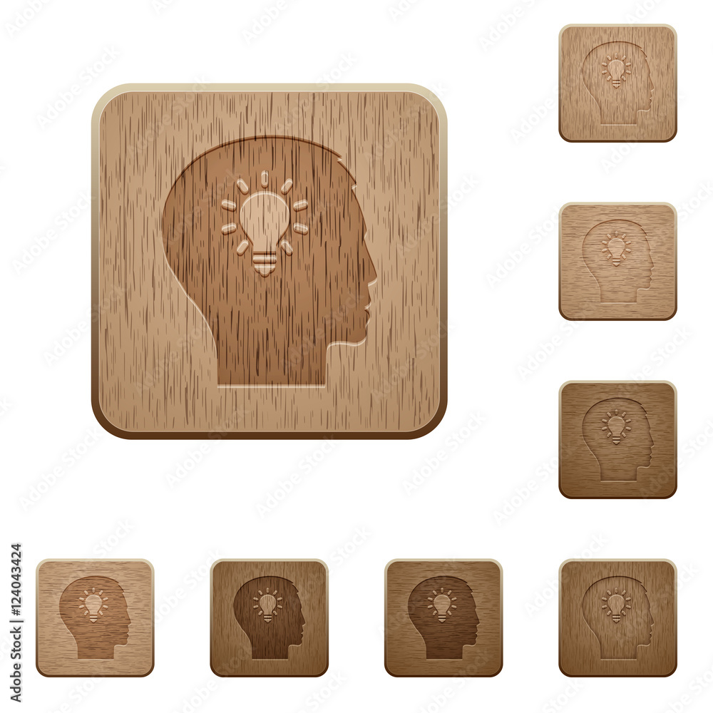 Idea wooden buttons