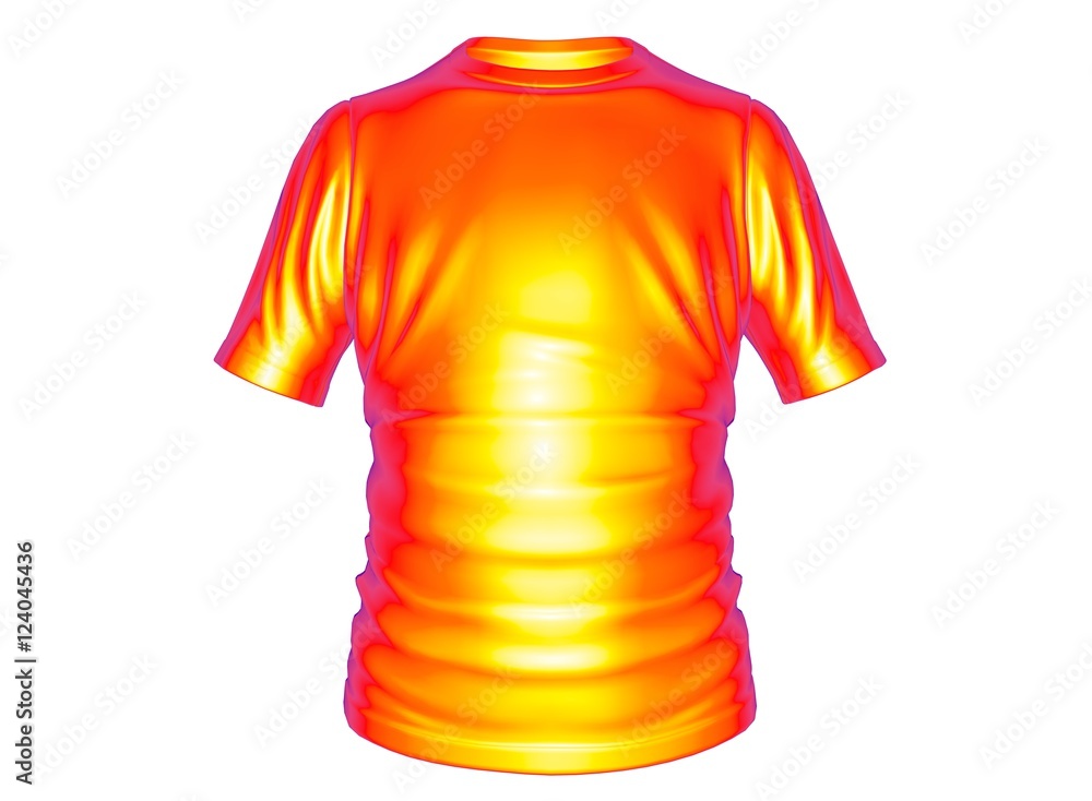 3d illustration of T-shirt. isolated on white background 3d illustration of T-shirt. isolated on white background