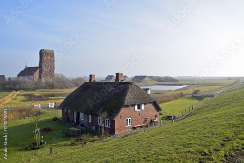 Inselkirche und Pastorat auf Pellworm photo