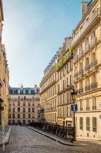 Apartments building in Paris, France