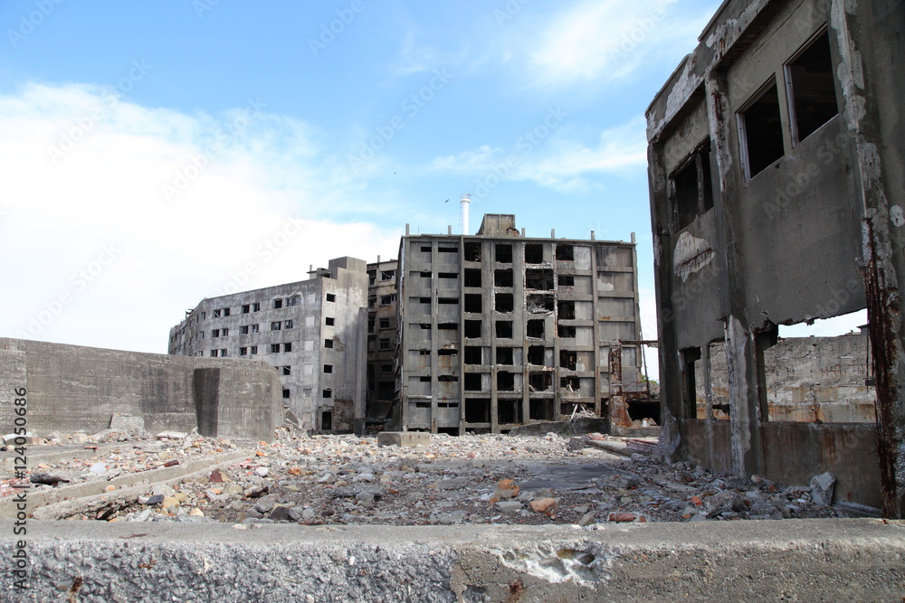 Gunkanjima - Battleship Island in Nagasaki, Japan (UNESCO World Heritage) Gunkanjima - Battleship Island in Nagasaki, Japan (UNESCO World Heritage)