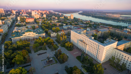 Russia. Rostov-on-Don. Councils square. The office of the centra