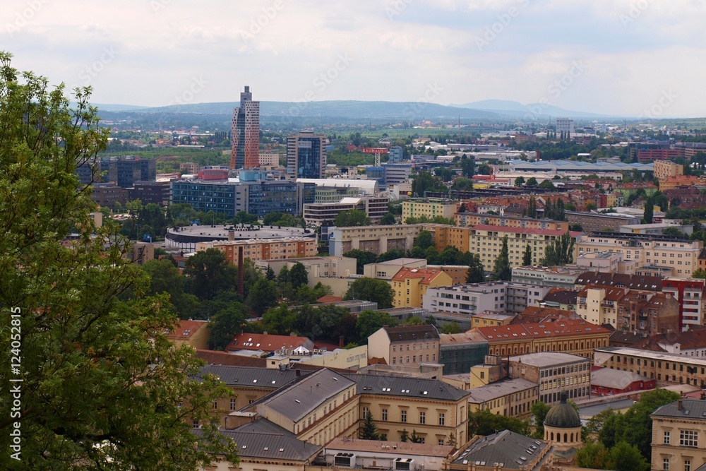 Panorama of the city of Brunn in the Czech Republic