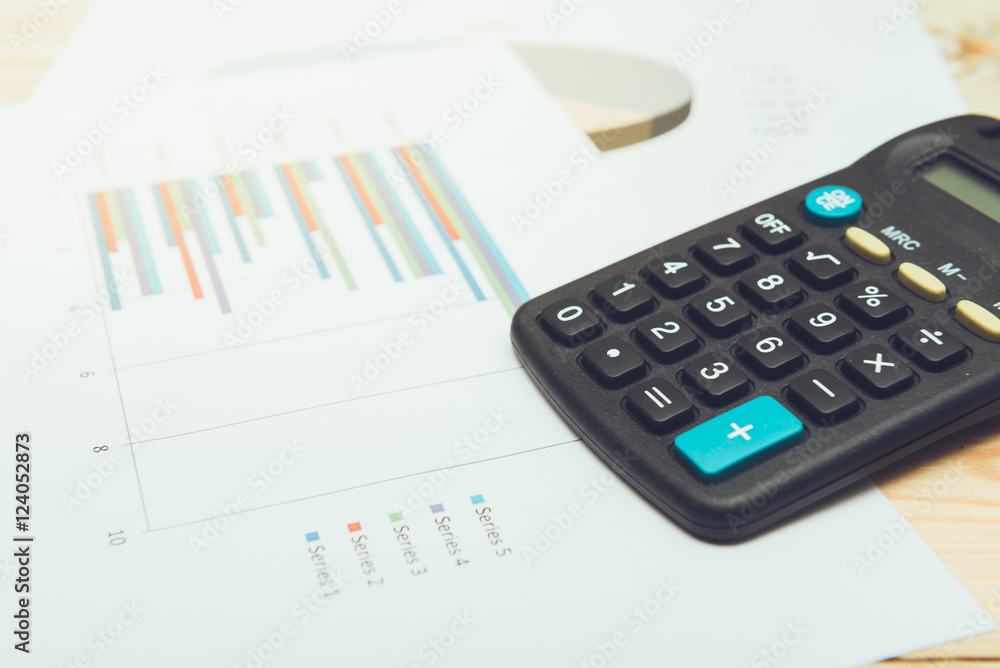 calculator with business charts calculator with business charts