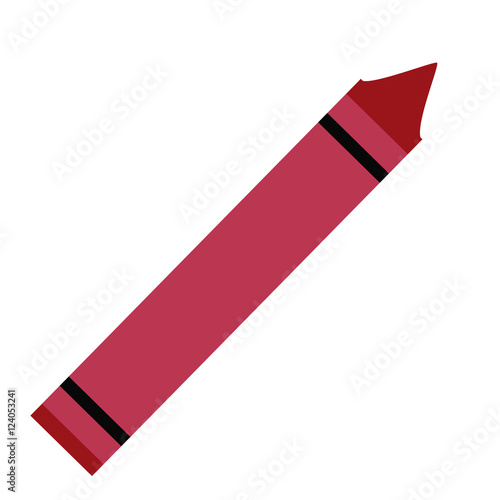 Isolated crayon
