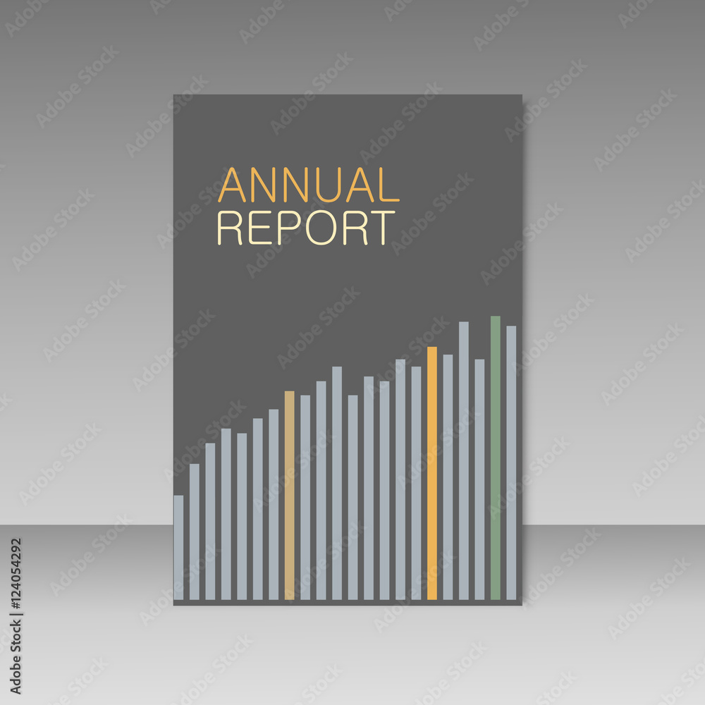 Vector simple brochure design for your report Vector simple brochure design for your report