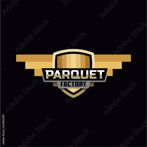 Parquet factory logo badge