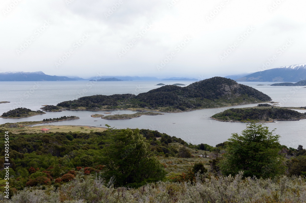 Views of the Murray channel from the island of Navarino. Views of the Murray channel from the island of Navarino.