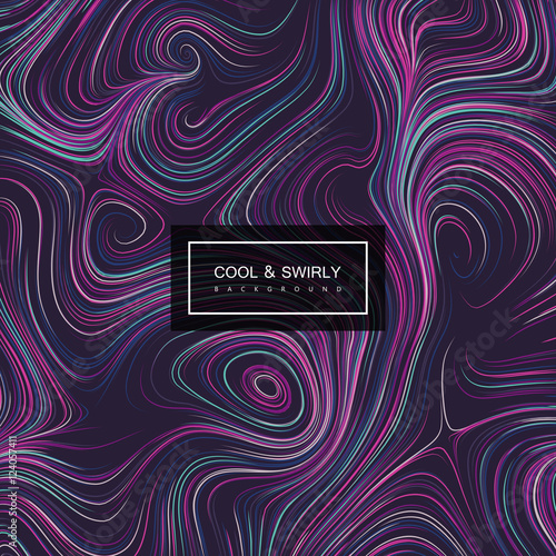 Abstract artistic curl background