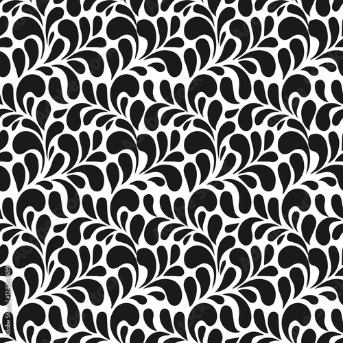 Abstract background vector illustration. Plant shape. Elegant design. Seamless pattern. Modern stylish abstract texture. Template for print, textile, wrapping and decoration