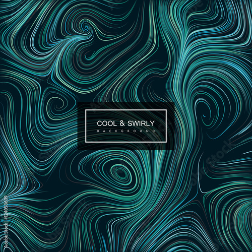Abstract artistic curl background