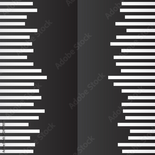 Abstract image with white lines on a black background.