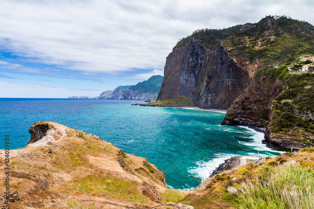 Beautiful landscape at the north coast of Ponta de Sao Lourenco,the easternmost part of Madeira Island