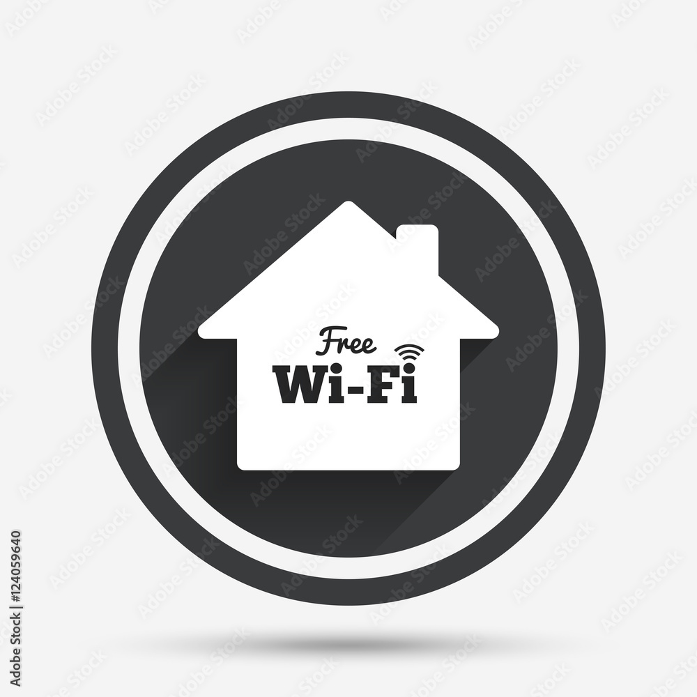 Home wifi sign. Wifi symbol. Wireless Network. Home wifi sign. Wifi symbol. Wireless Network.