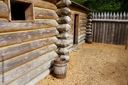 stockade fence of Fort Clatsop