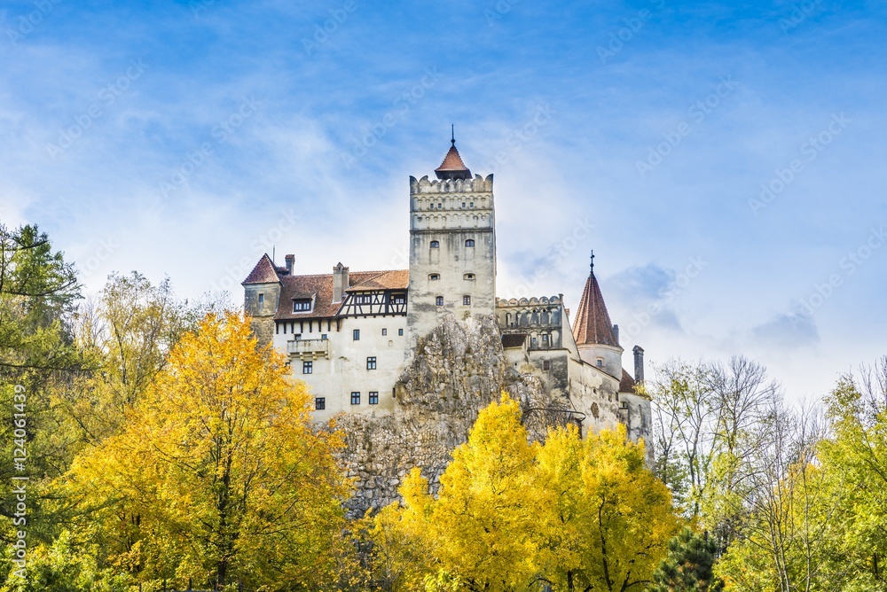 Medieval Dracula Medieval Castle - fortress in Bran, Brasov, Transylvania