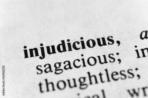 Injudicious