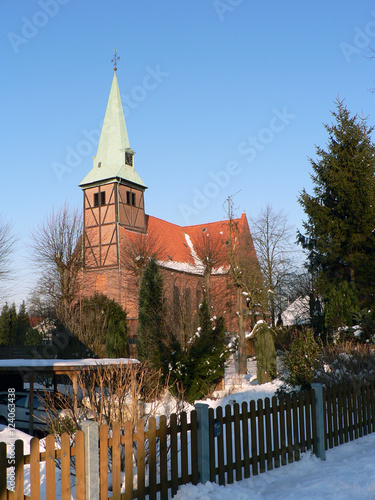 Kreuzkirche in Kirchdorf im Winter photo