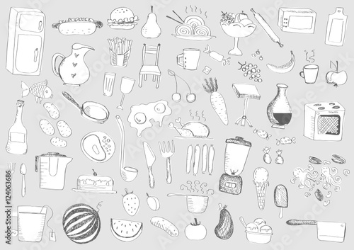 Food doodles