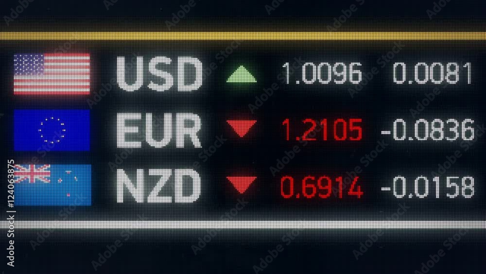 New Zealand dollar, Euro falling compared to US dollar, financial crisis. World currencies plummet down, financial crisis, stock market crash
New Zealand dollar, Euro falling compared to US dollar, financial crisis. World currencies plummet down, financial crisis, stock market crash