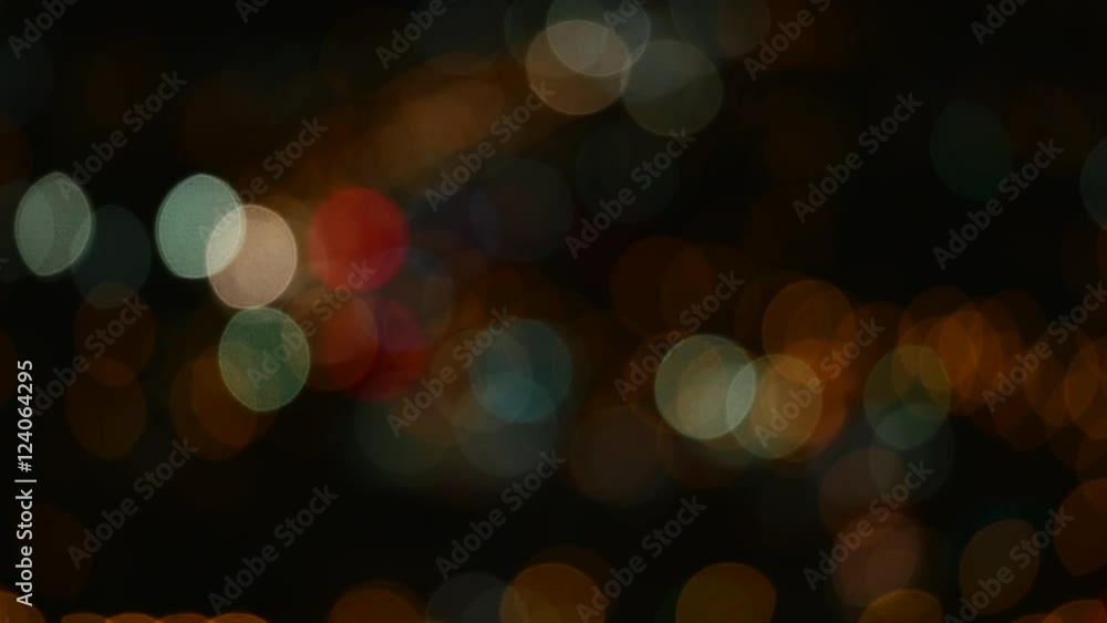 Bokeh lights at night. Bokeh lights at night.