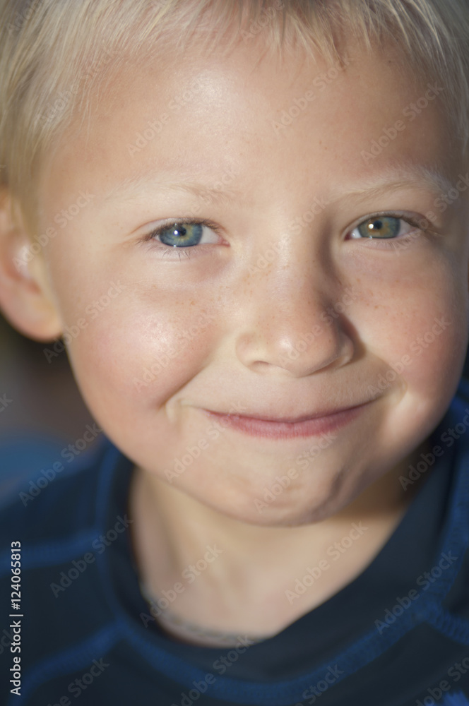 Portrait Of A Young Boy; Lake Tahoe, California, United States of America Portrait Of A Young Boy; Lake Tahoe, California, United States of America