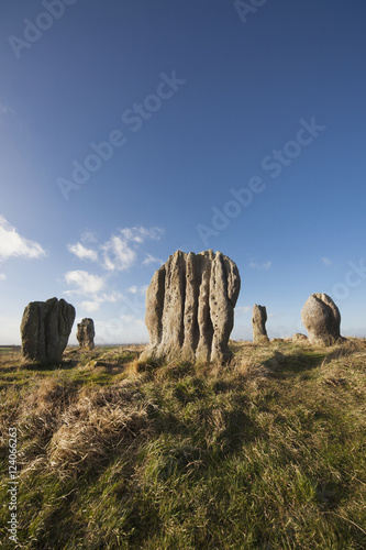 Standing Stones Of Duddo; Northumberland, England photo