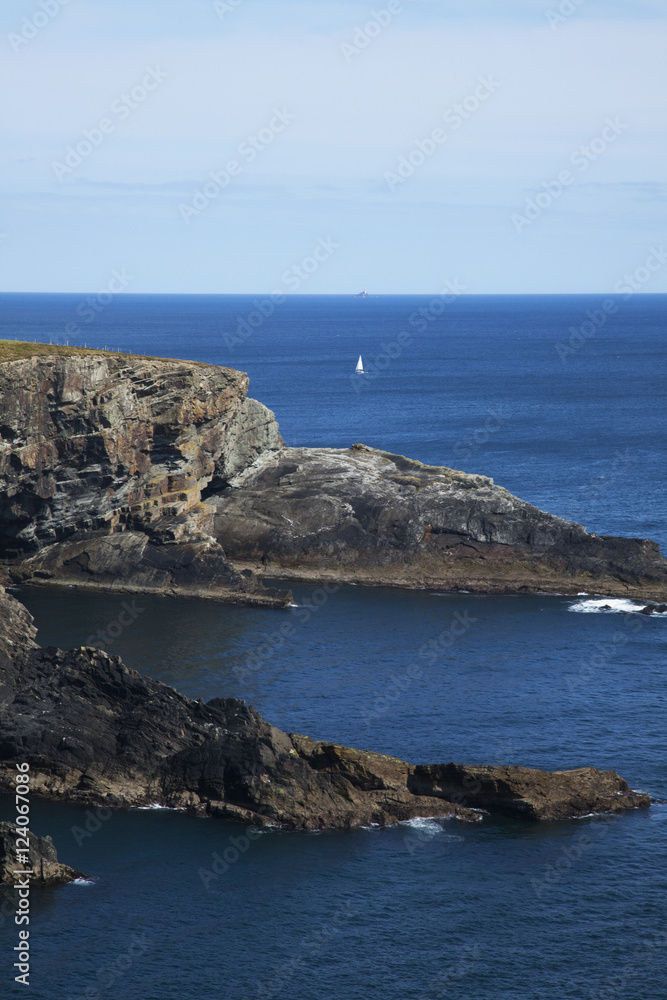 Rock Formations Along The Coast; Mizen, Head County Cork, Ireland Rock Formations Along The Coast; Mizen, Head County Cork, Ireland