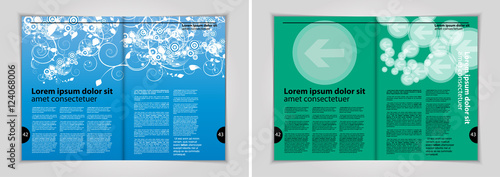 Design broschure template, vector layout