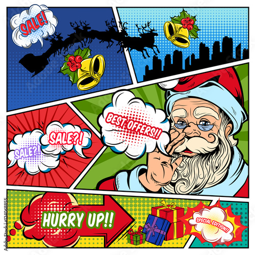 Christmas Sales Comics Page
