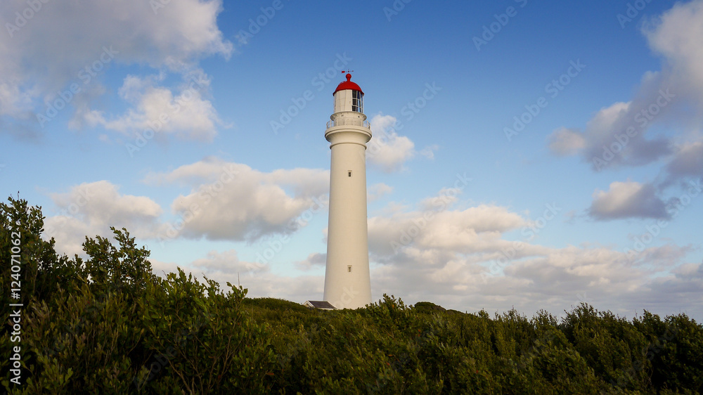 Split Point Lighthouse an der Great Ocean Road in Victoria, Australien