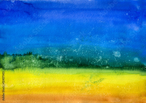 Abstract Gradient Watercolor Background