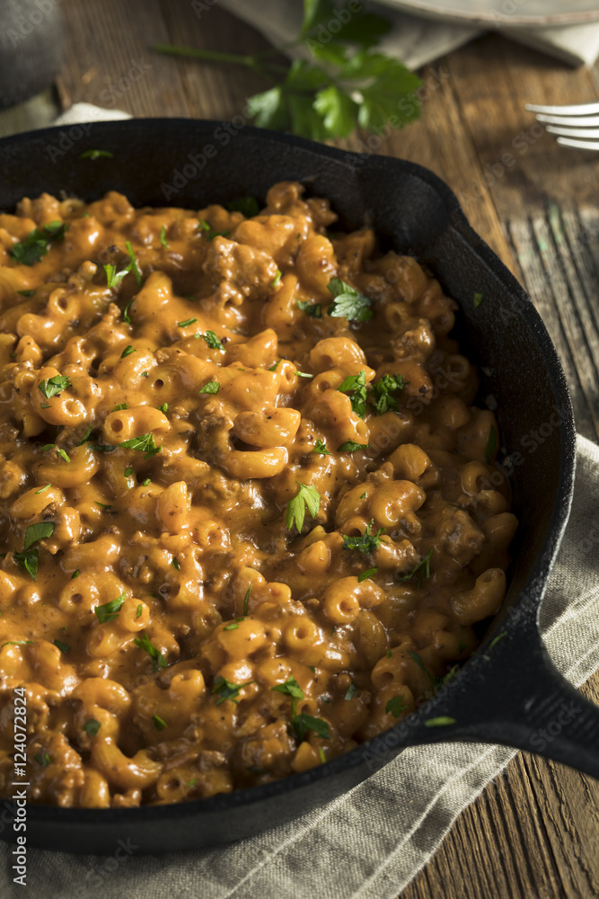 Homemade Hamburger Macaroni and Cheese Homemade Hamburger Macaroni and Cheese