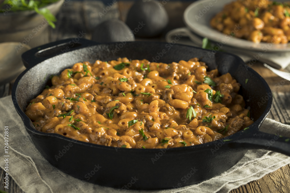 Homemade Hamburger Macaroni and Cheese Homemade Hamburger Macaroni and Cheese