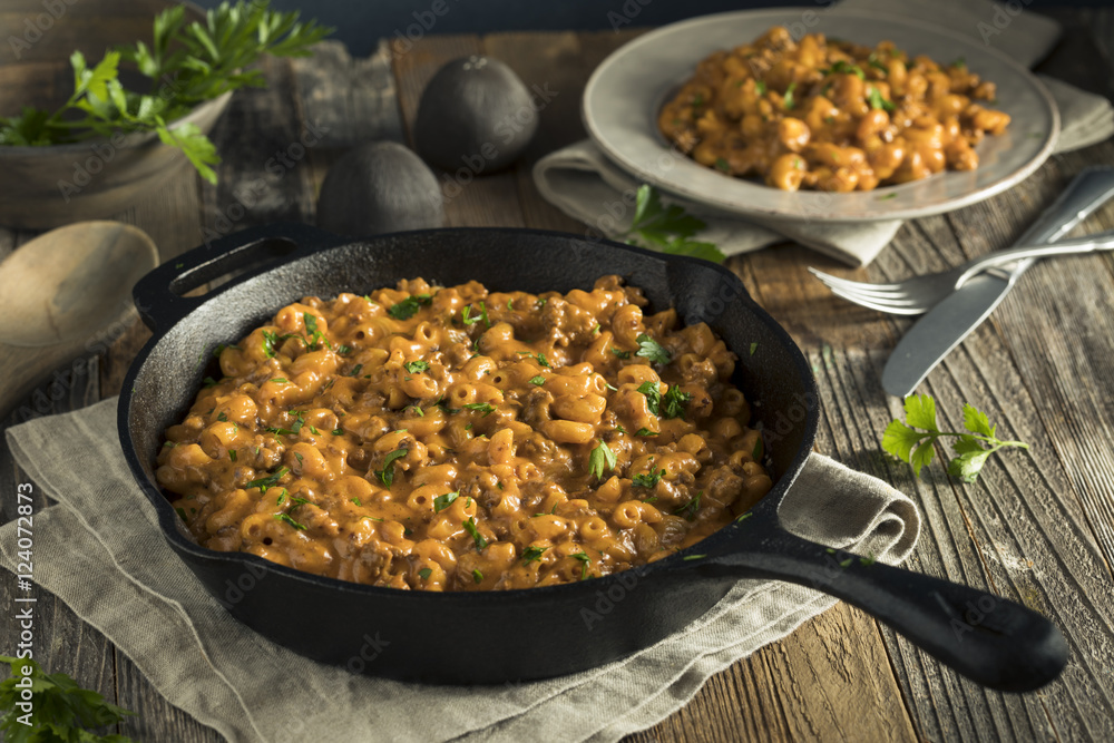 Homemade Hamburger Macaroni and Cheese Homemade Hamburger Macaroni and Cheese
