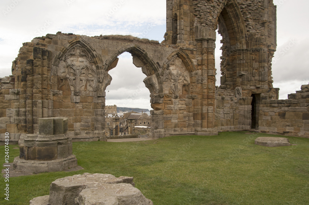 Whitby Abbey - ruined entrance